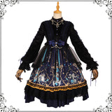 Retro Gothic Dark Lolita Skirt