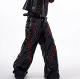 Dark Sleeveless Hooded Vest Coat