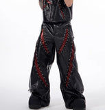 Dark Sleeveless Hooded Vest Coat