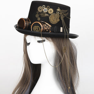 Gear Goth Glasses Retro Steampunk Topper