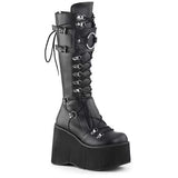 Dark Punk Round Toe Boots