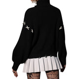 Halloween Dark Loose Pullover Bandage